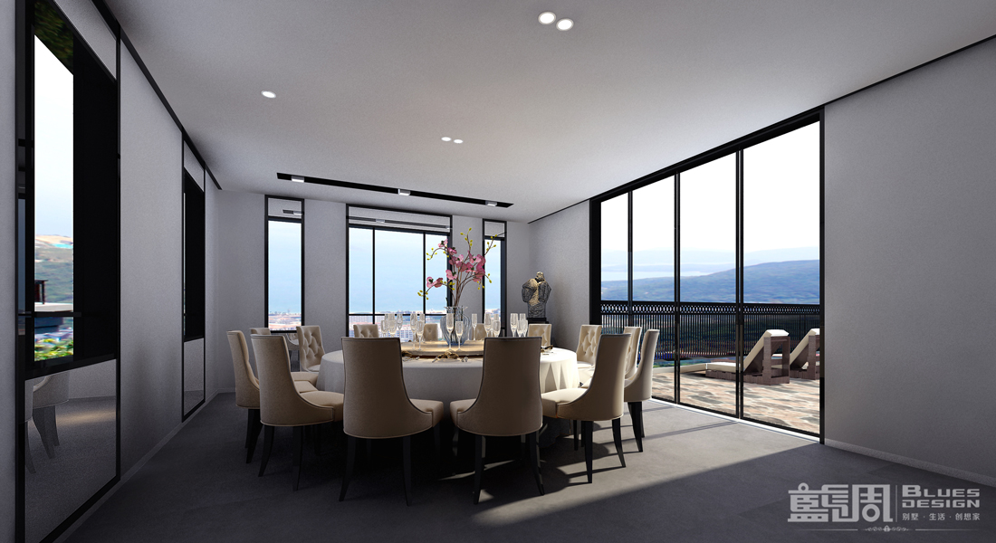 東部華僑城天麓別墅設計:餐廳