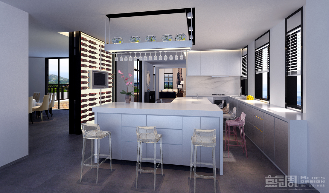 東部華僑城天麓別墅設計:西廚