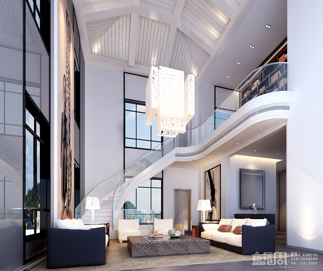 東部華僑城天麓別墅設計:客廳