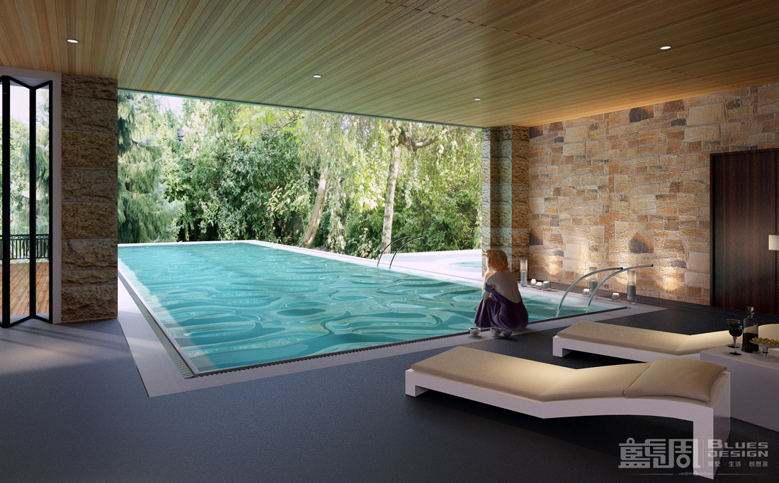 東部華僑城天麓別墅設計:泳池