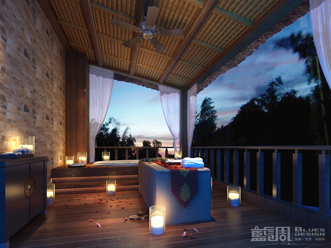 東部華僑城天麓別墅設計:SPA區