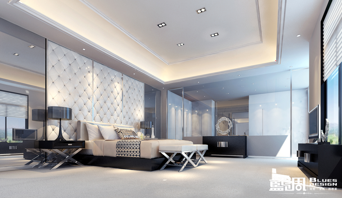 東部華僑城天麓別墅設計:主臥