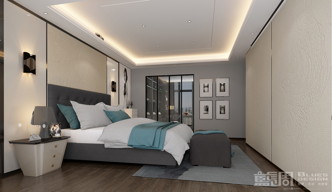 曦灣天馥私宅設(shè)計(jì):主臥