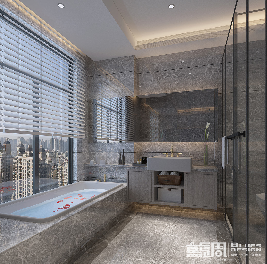 曦灣天馥私宅設(shè)計(jì):衛(wèi)生間 曦灣天馥私宅設(shè)計(jì)|藍(lán)調(diào)設(shè)計(jì)