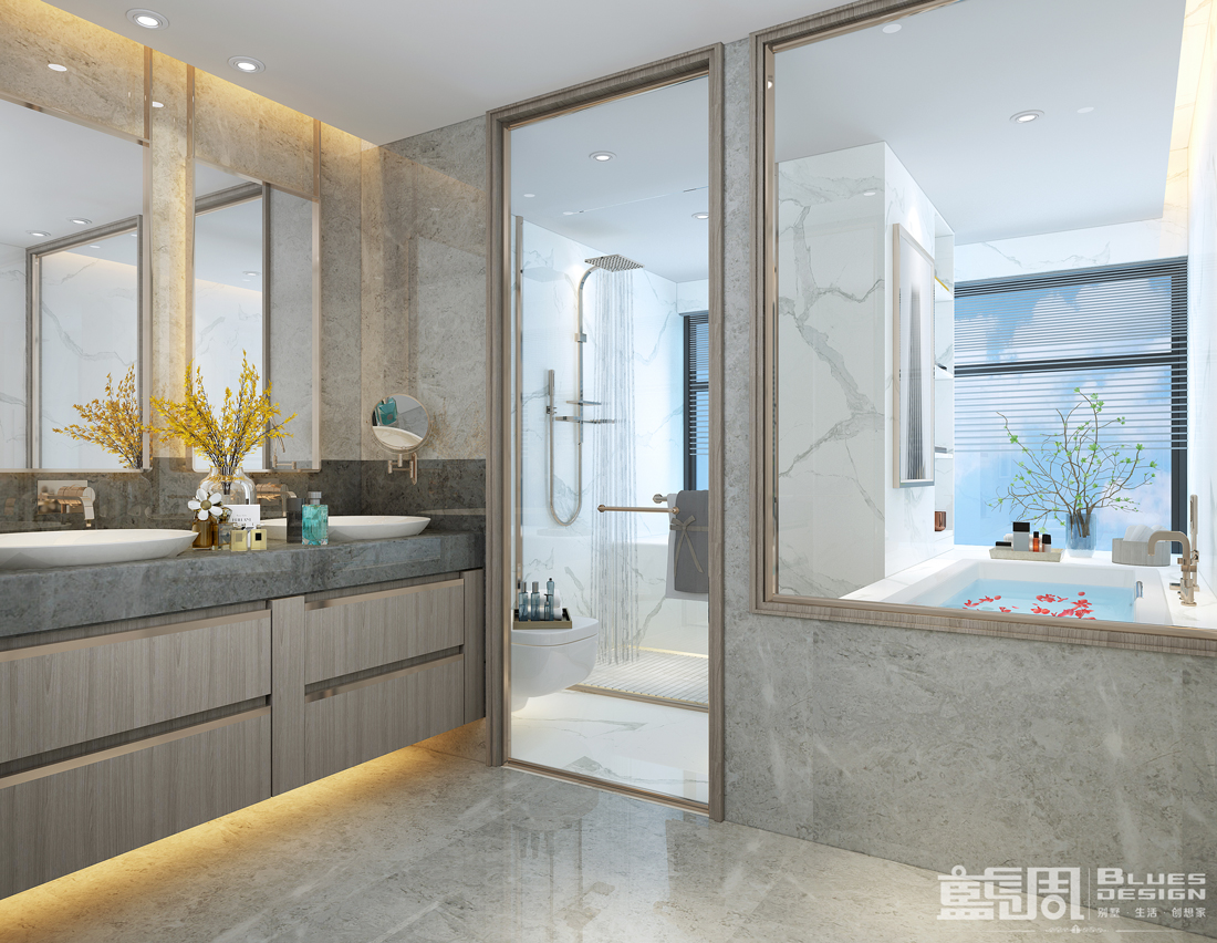 香山美墅私宅設計:衛生間