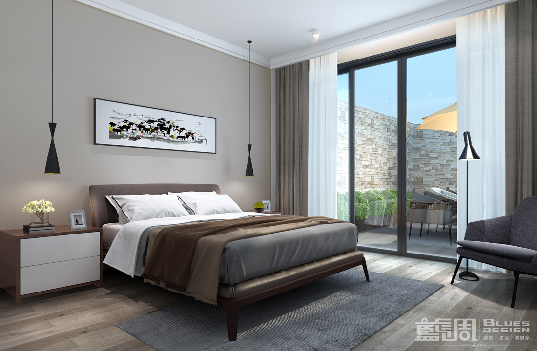 水映山岸公館別墅裝修設(shè)計(jì):長(zhǎng)輩房