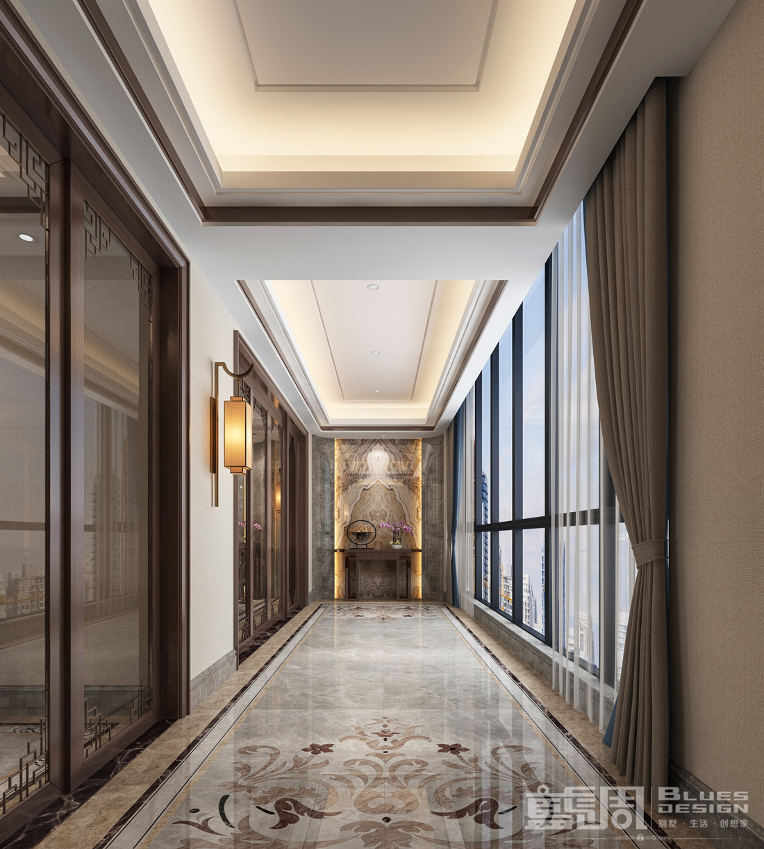 公園大地復式豪宅設計