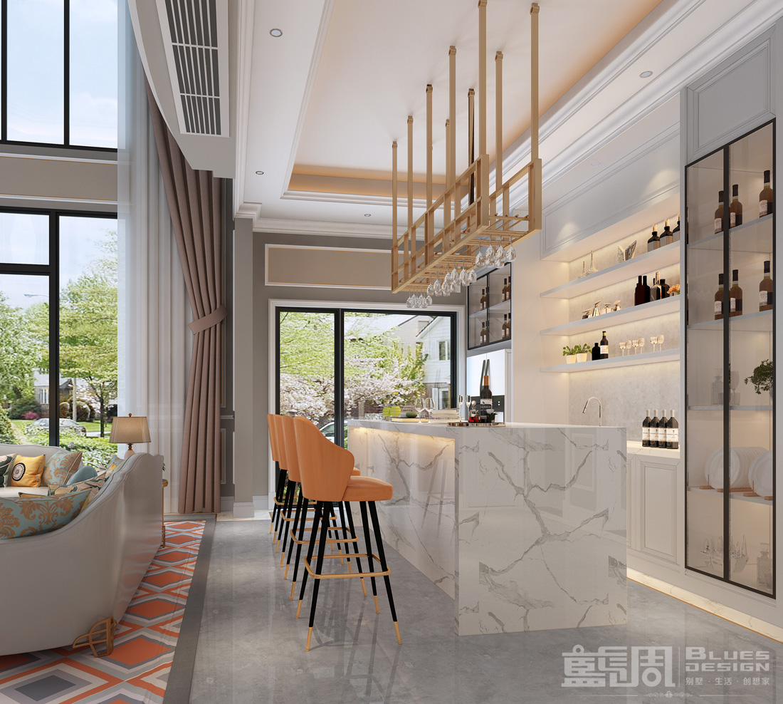 蓮湖山莊獨(dú)棟別墅設(shè)計(jì)-西廚