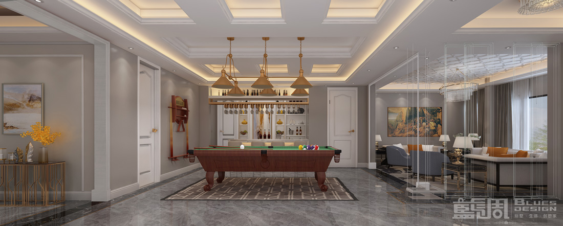 蓮湖山莊獨(dú)棟別墅地下室設(shè)計(jì)
