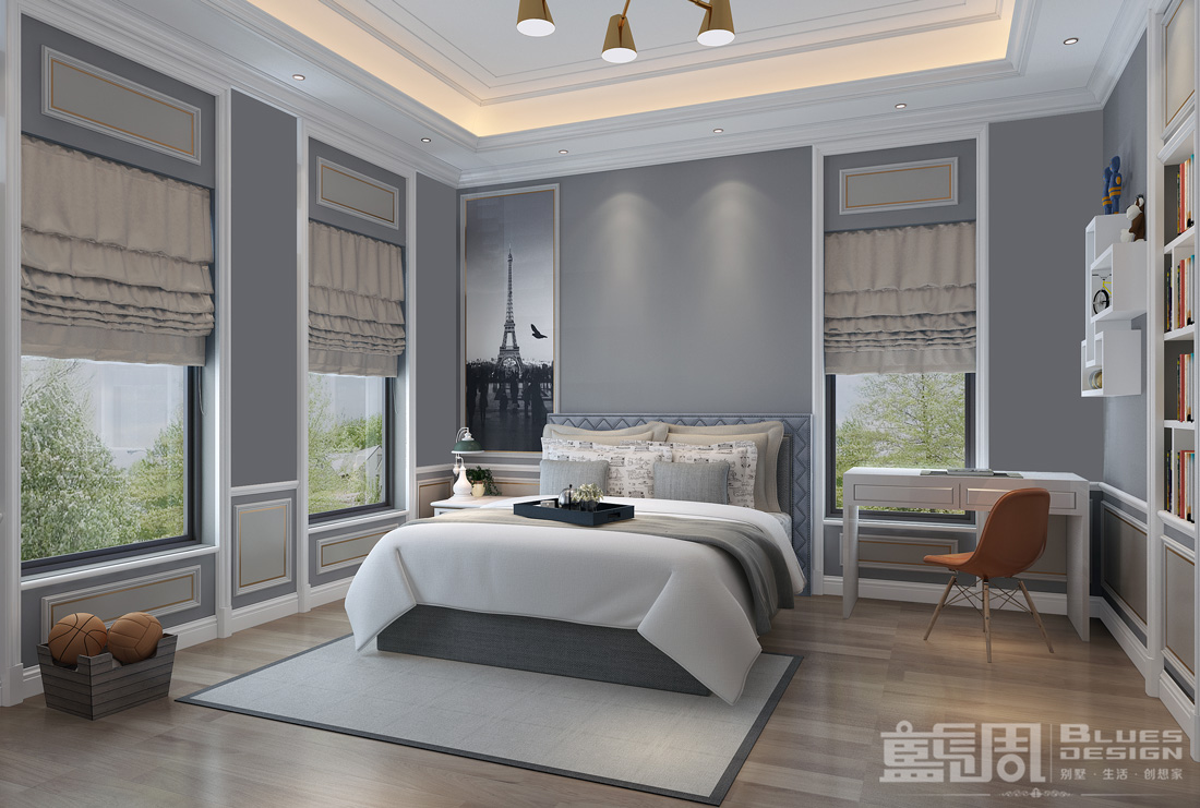 蓮湖山莊獨(dú)棟別墅設(shè)計(jì)-男孩房