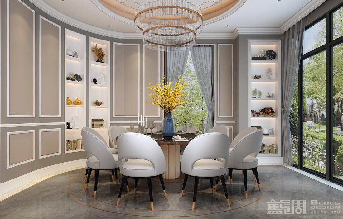 蓮湖山莊獨(dú)棟別墅設(shè)計(jì)-餐廳