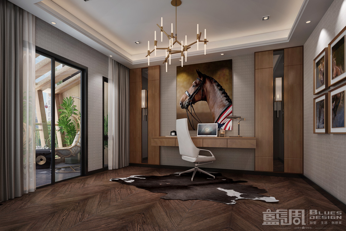 深圳硅谷別墅設(shè)計(jì):書房