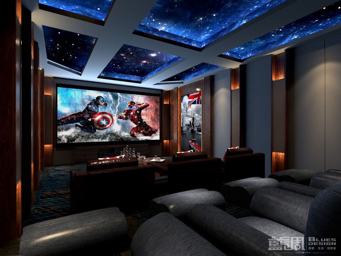 深圳硅谷別墅設(shè)計(jì):視聽室