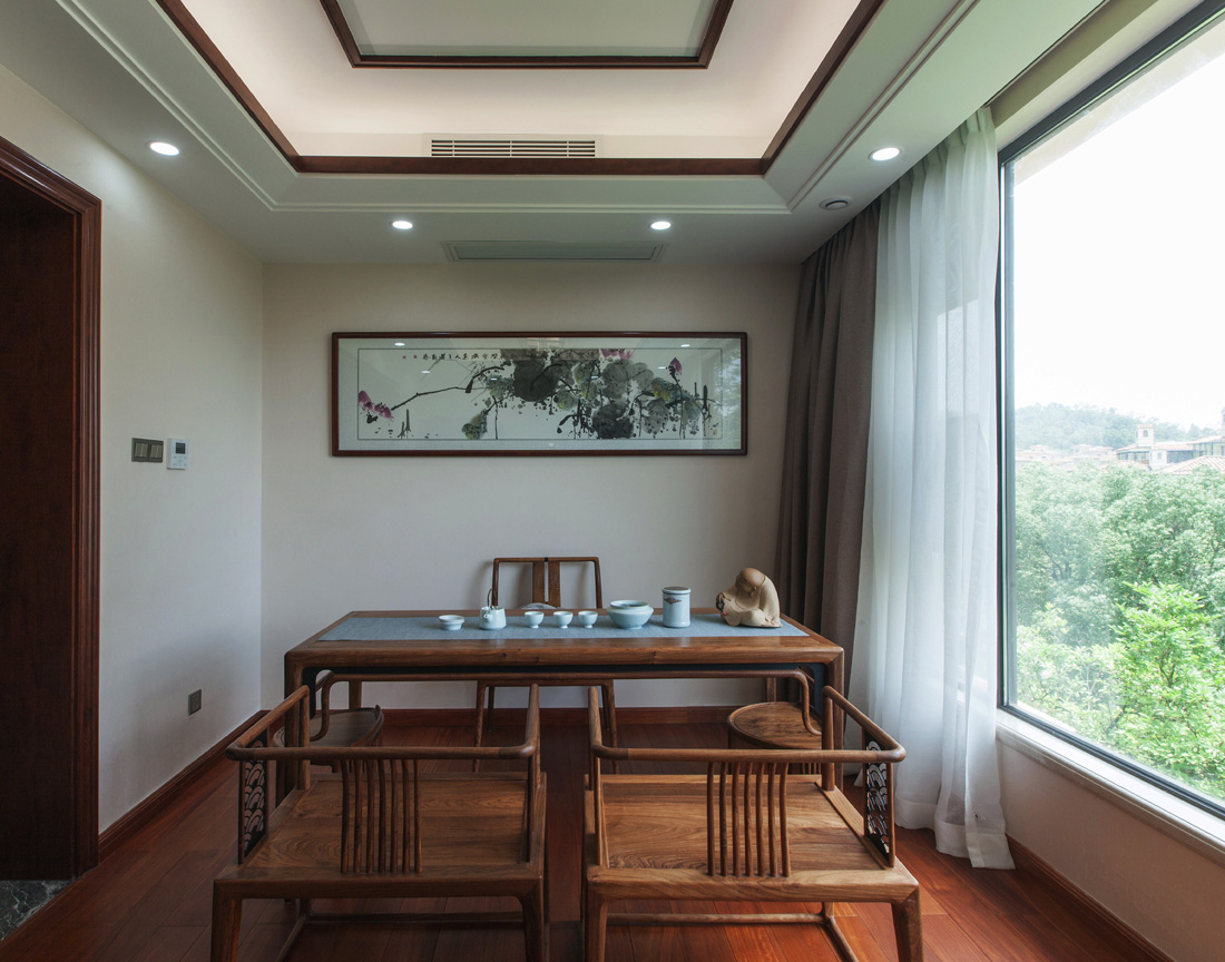 清林徑別墅設(shè)計-茶室 深圳別墅裝修-藍調(diào)裝飾設(shè)計