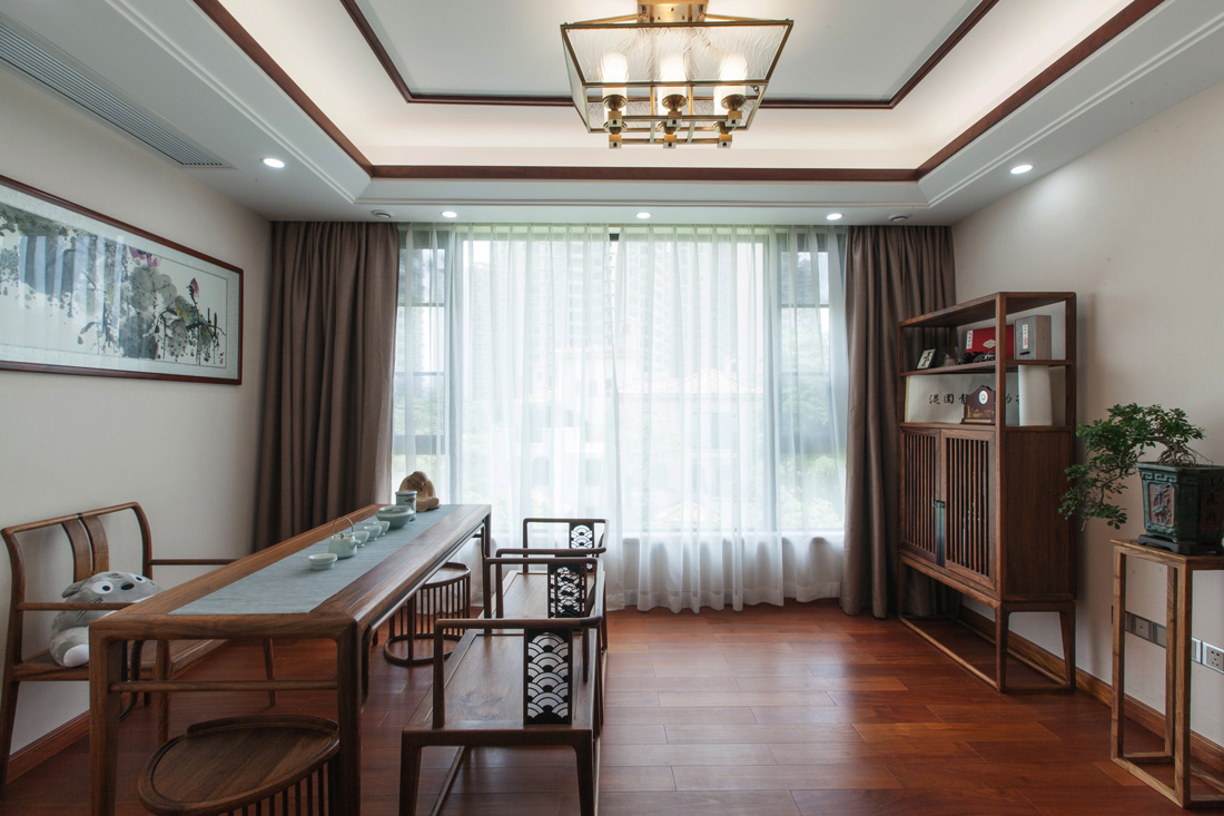 清林徑別墅裝修設(shè)計-茶室 別墅設(shè)計公司-深圳藍調(diào)設(shè)計