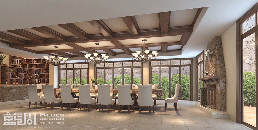 藍(lán)調(diào)別墅設(shè)計(jì)