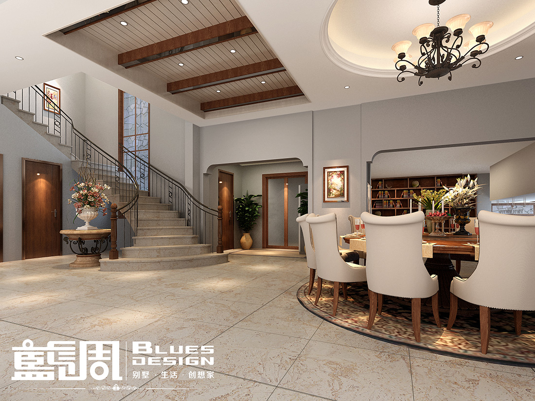 藍(lán)調(diào)別墅設(shè)計(jì)