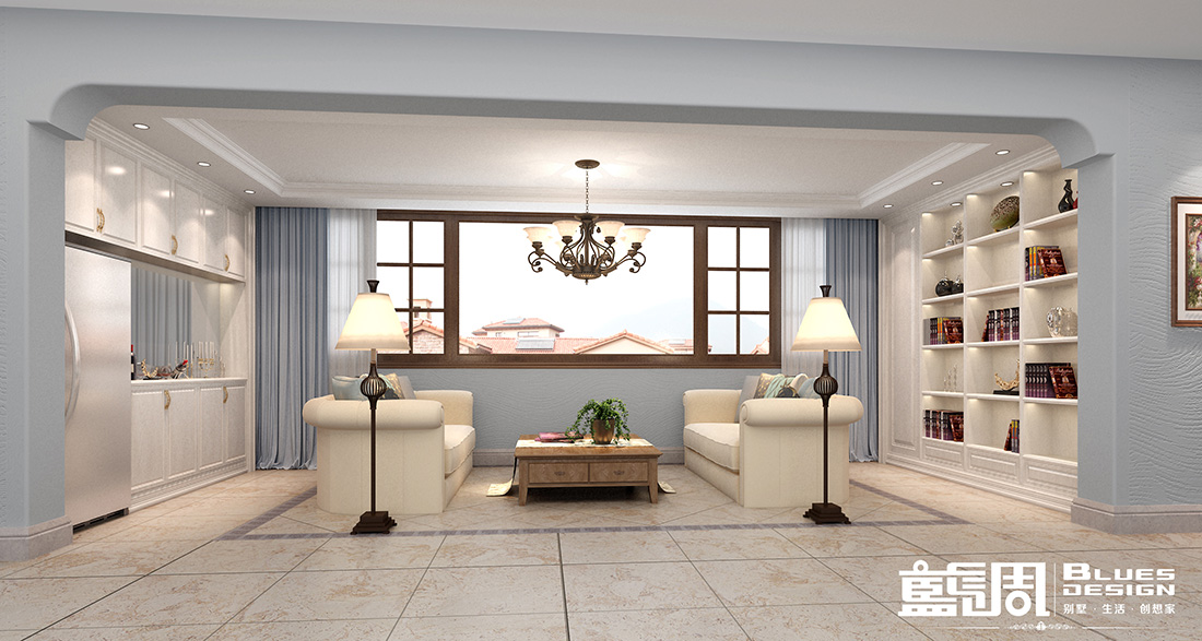 藍(lán)調(diào)別墅設(shè)計(jì)