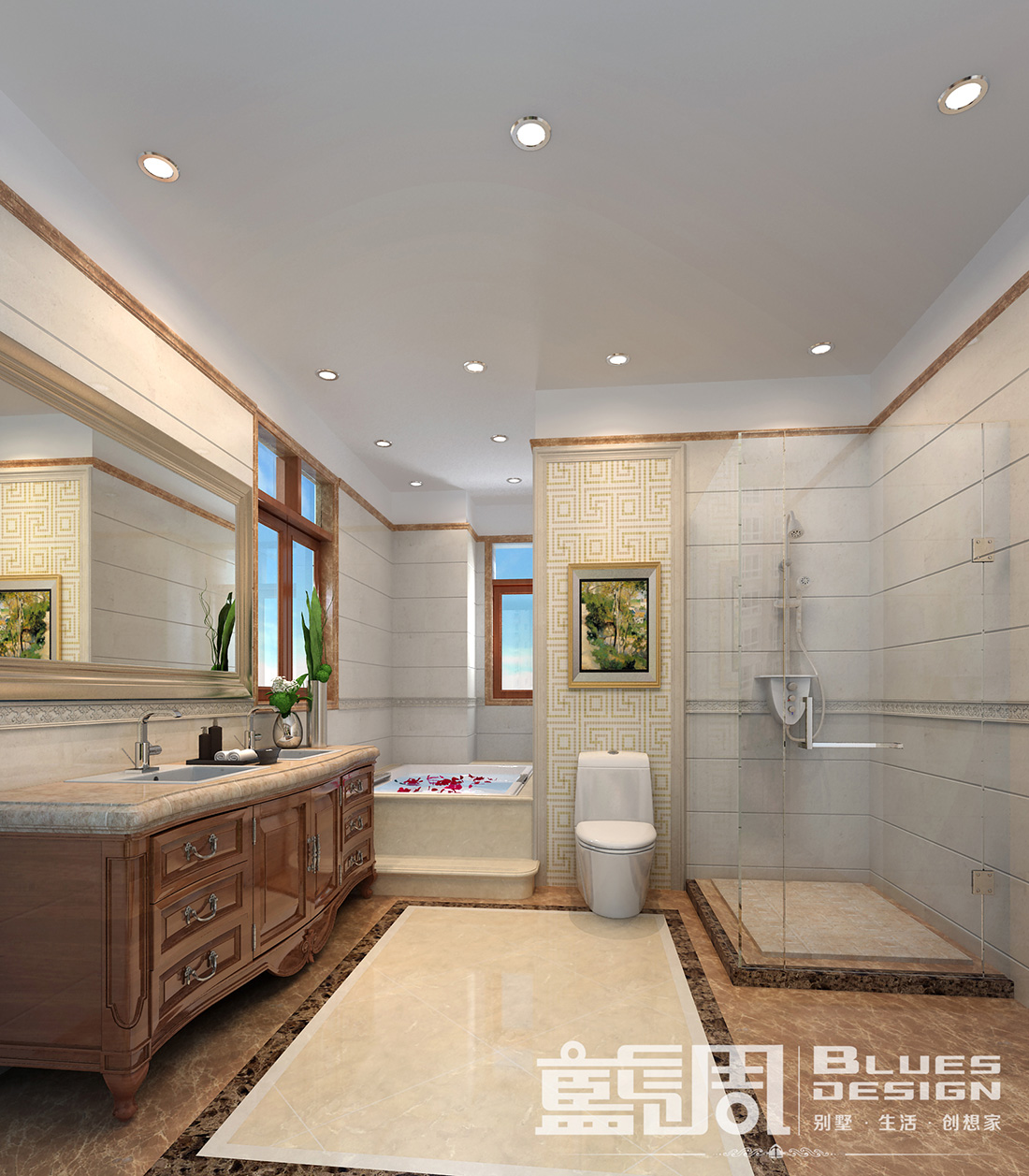 藍(lán)調(diào)別墅設(shè)計(jì)