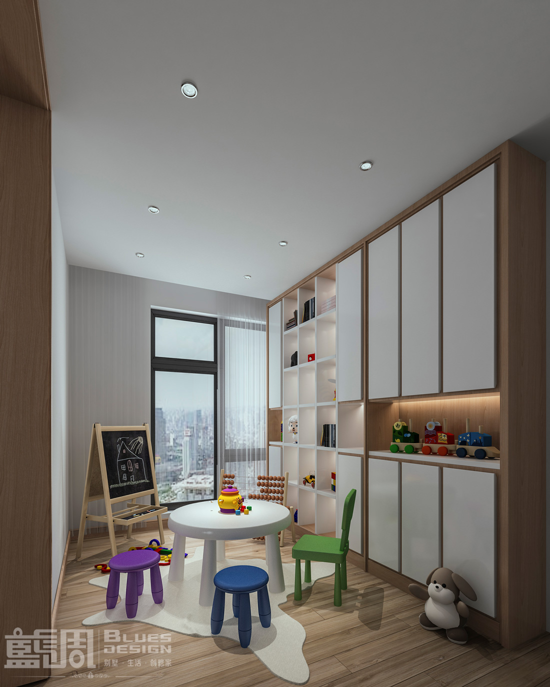 深圳尚峰私宅設計-休閑區 | 藍調設計