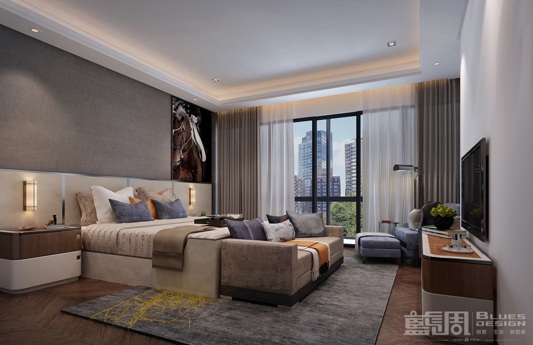 深圳硅谷別墅設(shè)計(jì):主臥